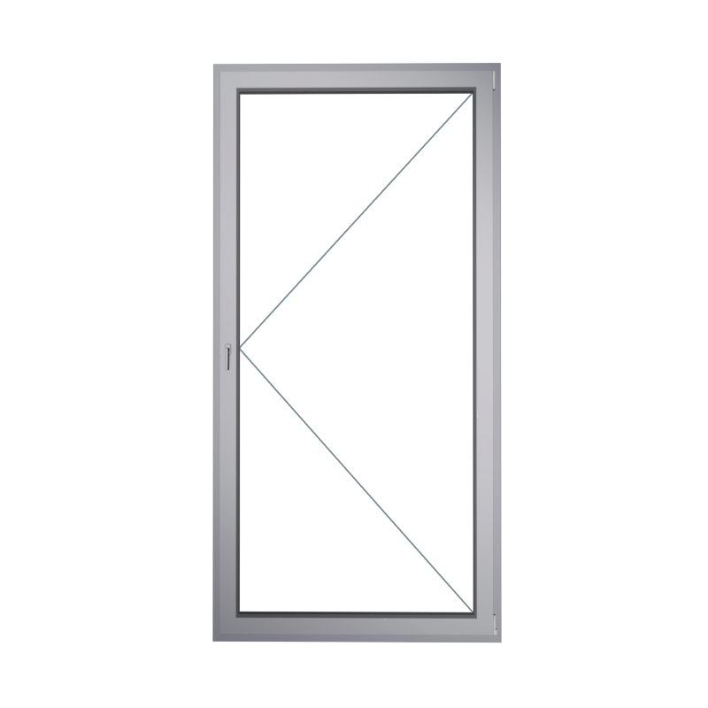 Панорамное алюминиевое окно Kaleva Aluvet Home Window в квартиру для комнаты до 30 кв.м, 1200x2400, распашное