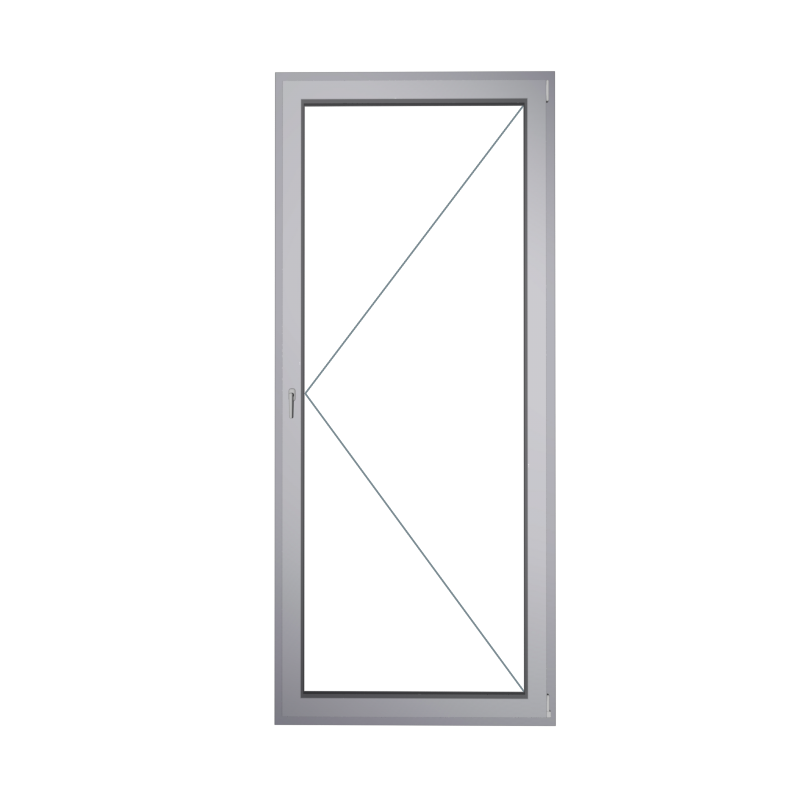Панорамное алюминиевое окно Kaleva Aluvet Home Window в частный дом для заднего выхода, 1000x2100, распашное